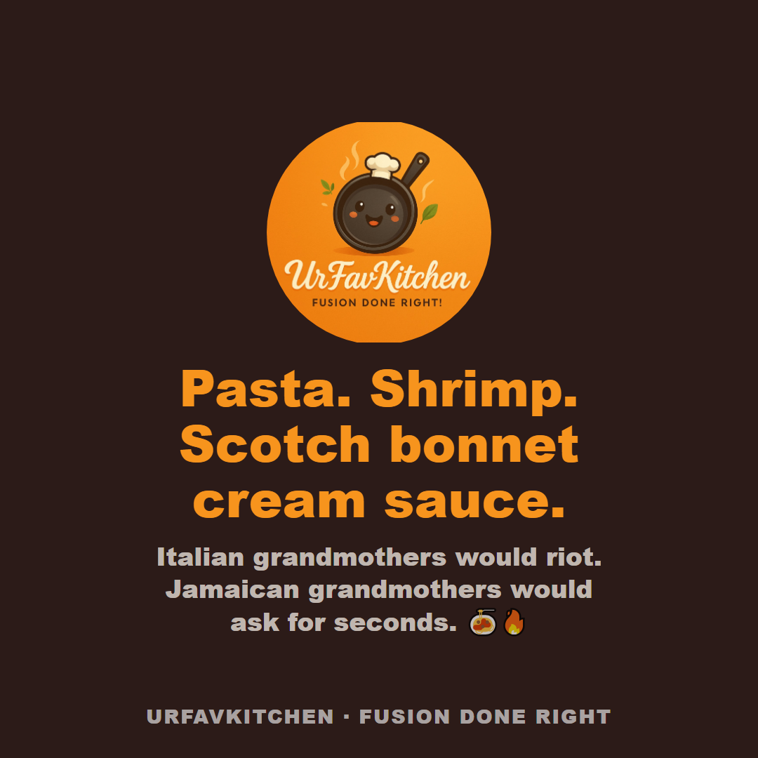 Rasta pasta — Caribbean-Italian fusion